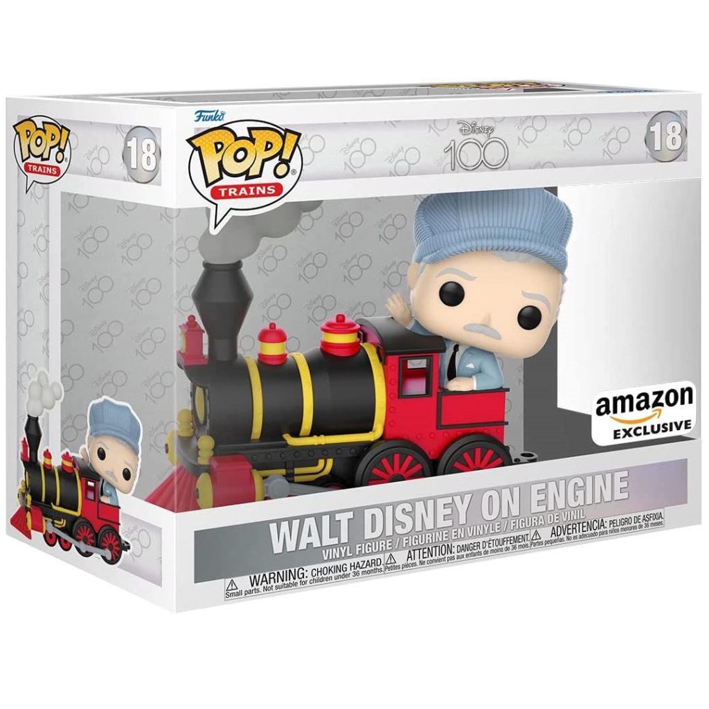 Funko Pop! TRAIN Disney 100 Walt Disney on Engine Amazon Exclusive