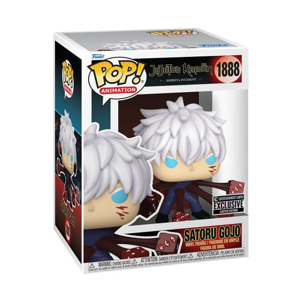 Funko Pop! PREMIUM Jujutsu Kaisen Satoru Gojo Trapped Entertainment Earth Exclusive