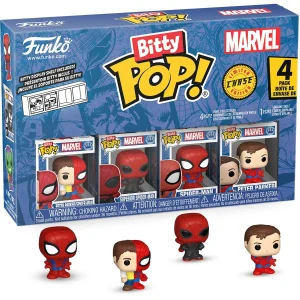 Funko Bitty Pop! Spider-Man Peter Parker 4-Pack