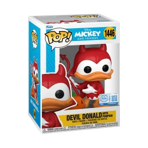 Funko Pop! Mickey and Friends Devil Donald with Pumpkin Specialty Series Exclusive