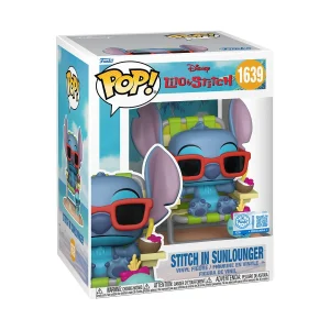 Funko Pop! PREMIUM Lilo & Stitch Stitch in Sunlounger Entertainment Earth Exclusive