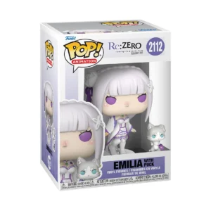 Funko Pop! Re: Zero - Starting Life in Another World Emilia with Puck