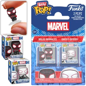 Funko Bitty Pop! Spider-Man Miles Morales and Ghost-Spider 2-Pack