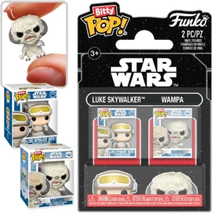 Funko Bitty Pop! Star Wars: The Empire Strikes Back Luke Skywalker (Hoth) and Wampa 2-Pack