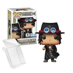 Funko Pop! One Piece Portgas D. Ace Chalice Collectibles Exclusive with PR Sticker