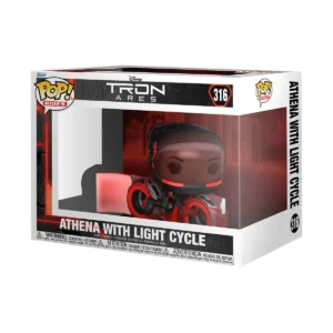 Funko Pop! RIDES Tron: Ares Athena with Light Cycle