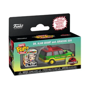 Funko Bitty Pop! Ride Jurassic Park Dr. Alan Grant and Jurassic SUV