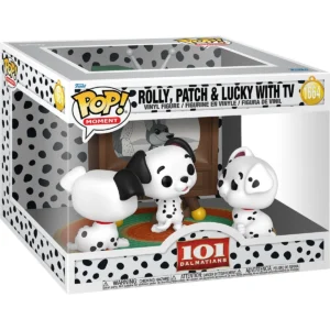 Funko Pop! MOMENT 101 Dalmatians Rolly, Patch, & Lucky with TV