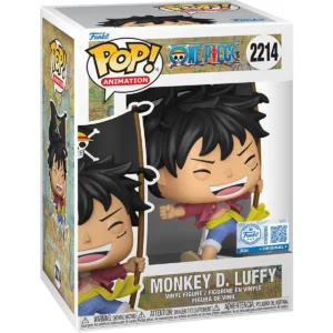Funko Pop! One Piece Monkey D. Luffy with Flag Entertainment Earth Exclusive