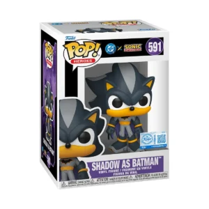 Funko Pop! Justice League x Sonic the Hedgehog Shadow as Batman