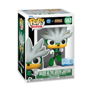 Funko Pop! Justice League x Sonic the Hedgehog Silver as the Green Lantern