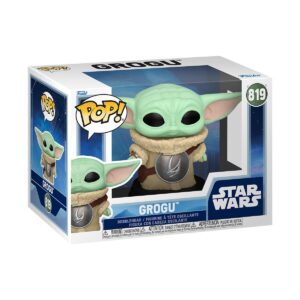 Funko Pop! Star Wars: The Mandalorian and Grogu Grogu with Crest