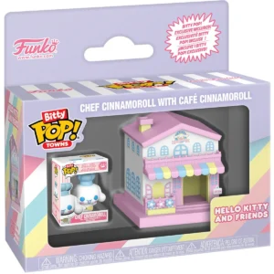 Funko Bitty Pop! TOWN Hello Kitty and Friends Chef Cinnamoroll with Cafe Cinnamoroll