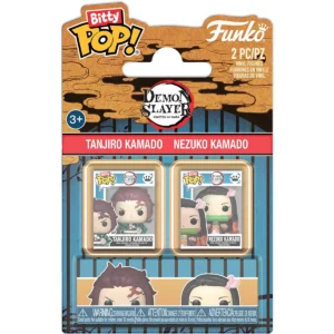Funko Bitty Pop! Demon Slayer Tanjiro Kamado and Nezuko Kamado 2-Pack