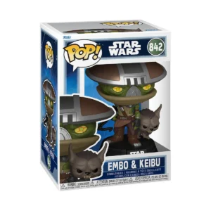 Funko Pop! Star Wars: The Mandalorian and Grogu Embo & Keibu