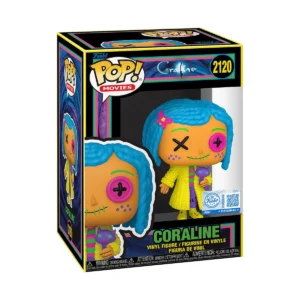 Funko Pop! Coraline Coraline Patchwork Blacklight Entertainment Earth Exclusive